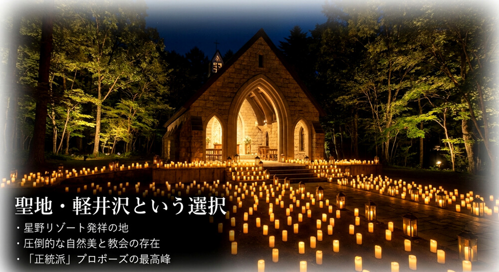 軽井沢の星野リゾートでプロポーズする魅力