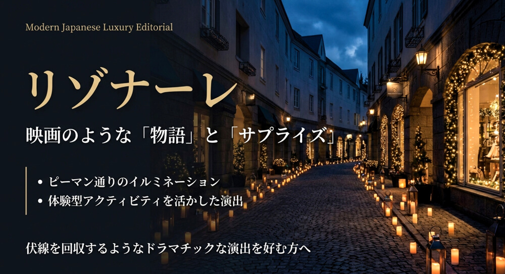 リゾナーレのプロポーズで最高の演出